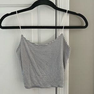 Pacsun Striped Cropped Top